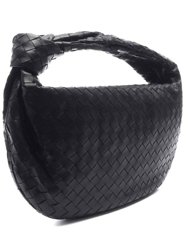 Intrecciato Jody Small Shoulder Bag Black - BOTTEGA VENETA - BALAAN 4