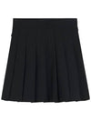 Women's Adina Golf Pleated Skirt Black - J.LINDEBERG - BALAAN 5