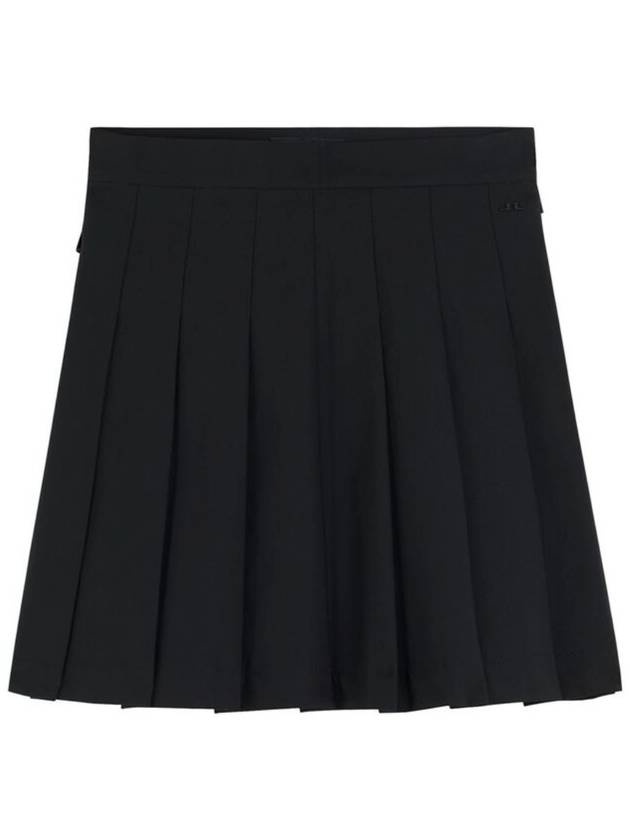 Women's Adina Golf Pleated Skirt Black - J.LINDEBERG - BALAAN 5