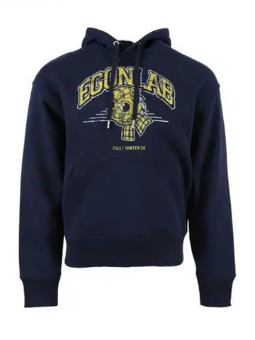 Egonlab graphic print cotton hoodie - EGONLAB - BALAAN 1