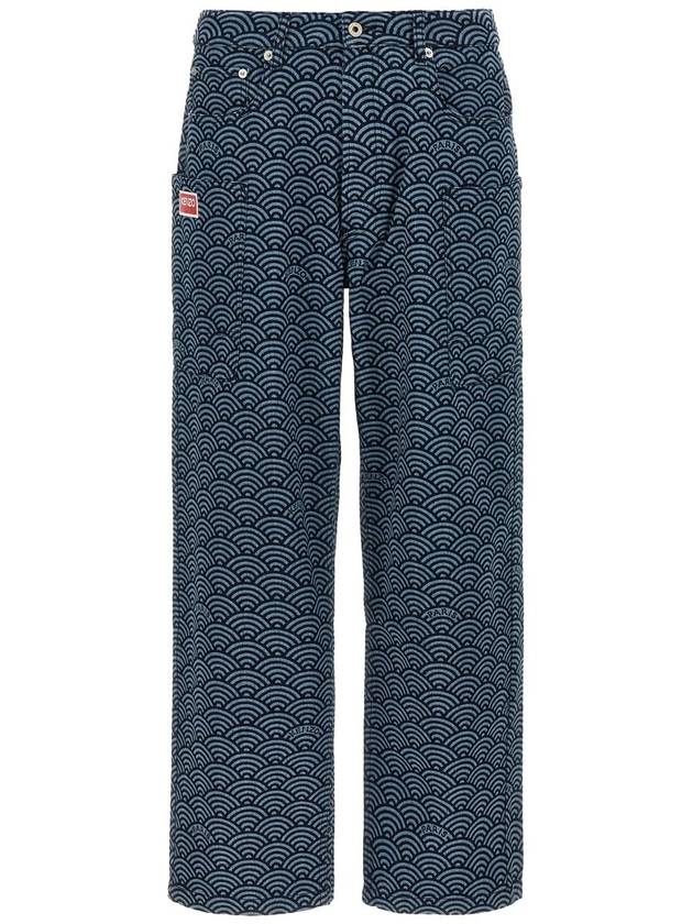 Kenzo 'Seigaiha' Jeans - KENZO - BALAAN 1