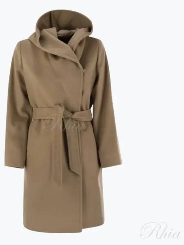 Women s New Man Wool Hooded Coat MANG 006 - MAX MARA - BALAAN 1