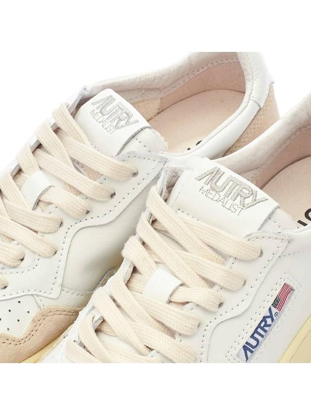 Medalist Goatskin Low Top Sneakers White - AUTRY - BALAAN 3