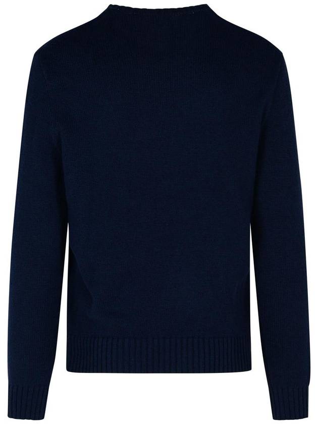 Bear Logo Cotton Blend Sweatshirt Navy - POLO RALPH LAUREN - BALAAN 4