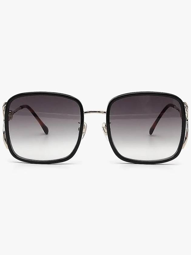 Eyewear Square Gray Lens Sunglasses Black - GUCCI - BALAAN 2