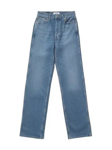 High rise loose denim pants Rio fade jeans - RE/DONE - BALAAN 1