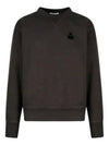 Mike Logo Cotton Sweatshirt Faded Black - ISABEL MARANT - BALAAN 2