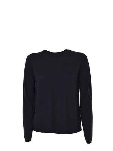 Ultra Pocket Knit Top Navy - S MAX MARA - BALAAN 1