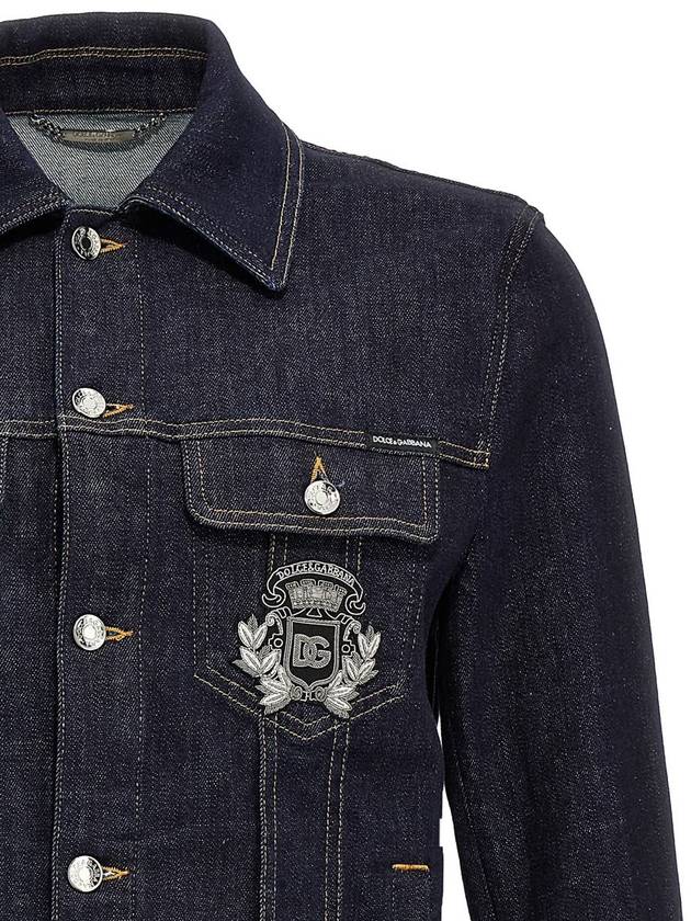 Dolce & Gabbana Logo Denim Jacket - DOLCE&GABBANA - BALAAN 3