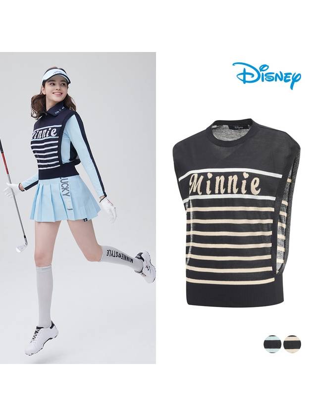 side slit knit vest vest DN1LKV005 - DISNEY GOLF - BALAAN 1