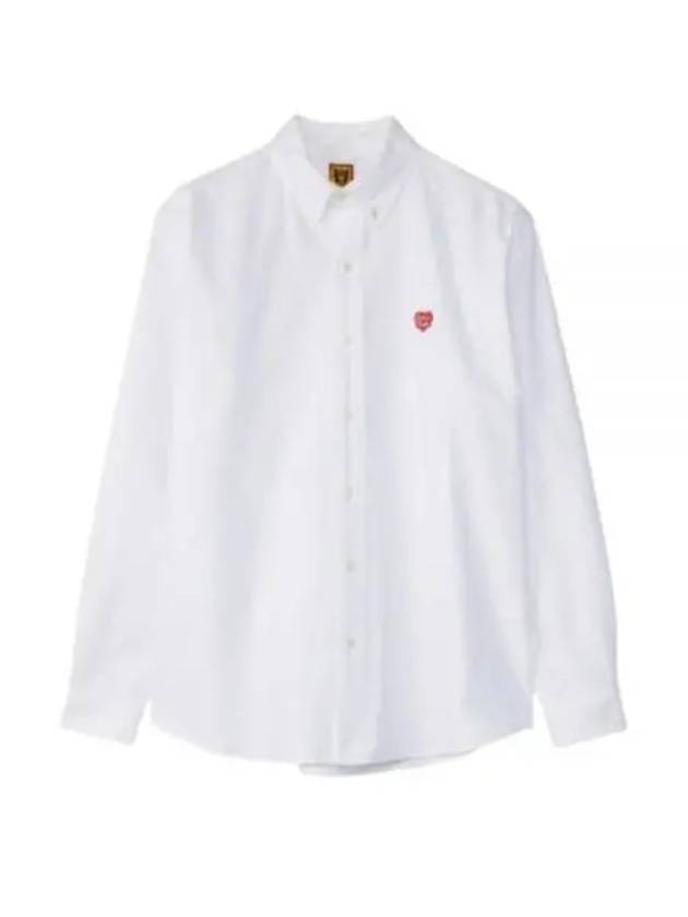 Oxford Button Down Long Sleeve Shirt White - HUMAN MADE - BALAAN 2