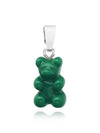 Nostalgia Bear Classic Vegan Silver Pendant Charm - CRYSTAL HAZE - BALAAN 1