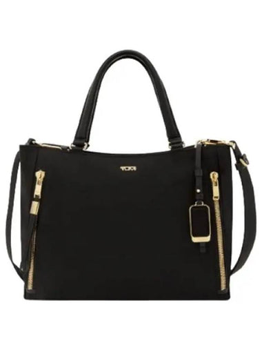 Voyager Valletta Medium Tote Bag Black Gold - TUMI - BALAAN 1