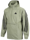 Future Icon 3 Stripes Woven Windbreaker Olive - ADIDAS - BALAAN 3