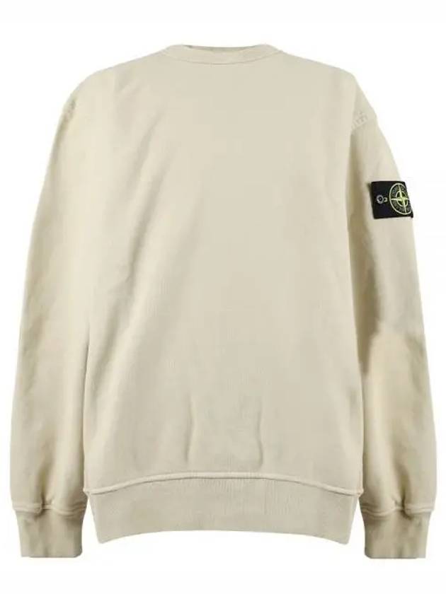 Wappen Patch Crew Neck Sweatshirt Beige - STONE ISLAND - BALAAN 2