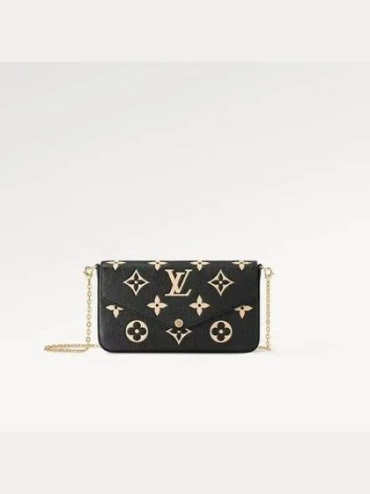 Felicie Pochette Shoulder Bag Black - LOUIS VUITTON - BALAAN 2