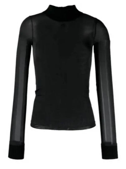 Reedition Second Skin Long Sleeve T-Shirt Black - COURREGES - BALAAN 2