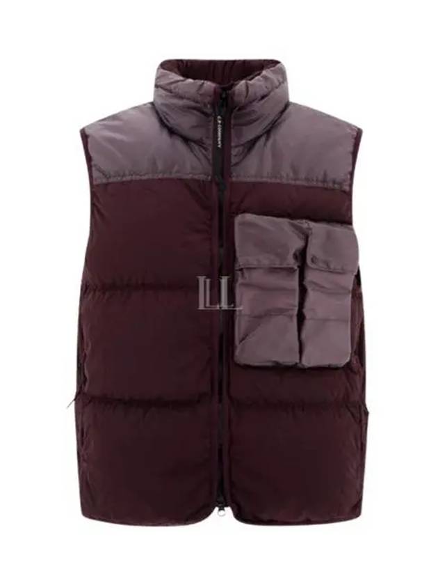 Eco Chrome-R Mixed Down Vest Purple - CP COMPANY - BALAAN 2