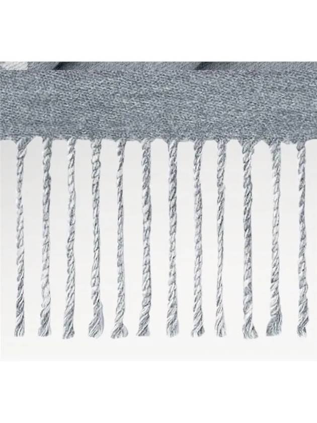 All About Monogram Wool Scarf Grey - LOUIS VUITTON - BALAAN 5