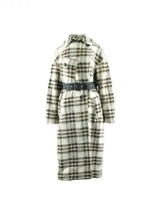 22FW LAURIE Breasted Check Coat MA1221 22A012E 23EC Other 270194 - ISABEL MARANT - BALAAN 1