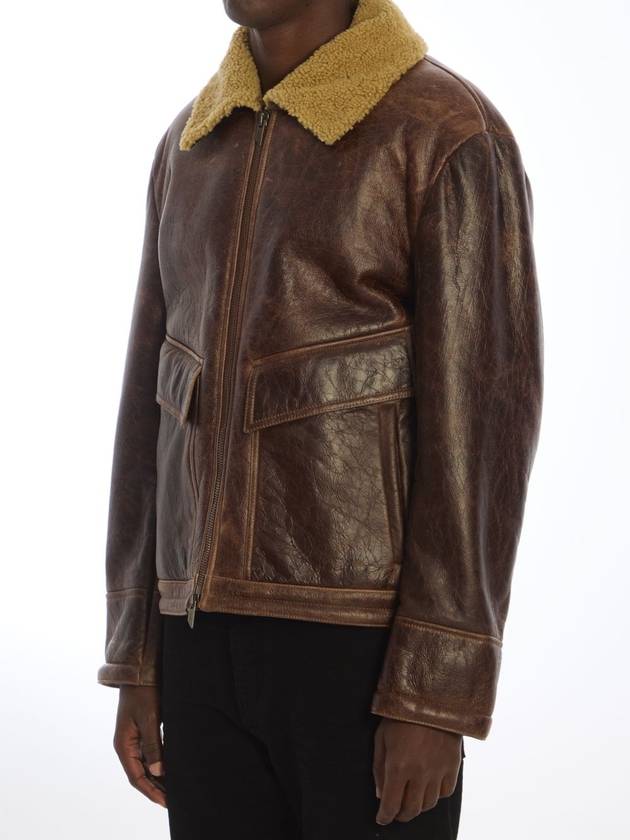 Leather bomber jacket - SALVATORE SANTORO - BALAAN 2