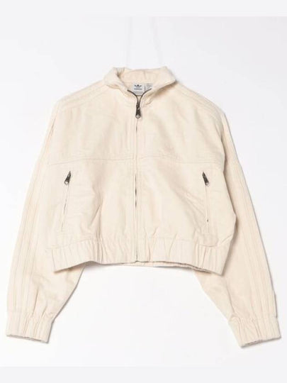 Premium Essential Track Denim Jacket Ivory - ADIDAS - BALAAN 2