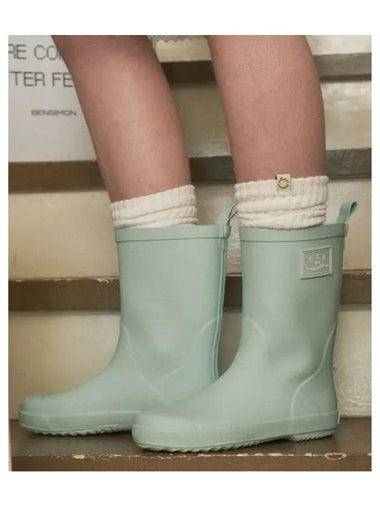 BSM RAIN BOOTS MID PASTEL MINT - BENSIMON - BALAAN 1