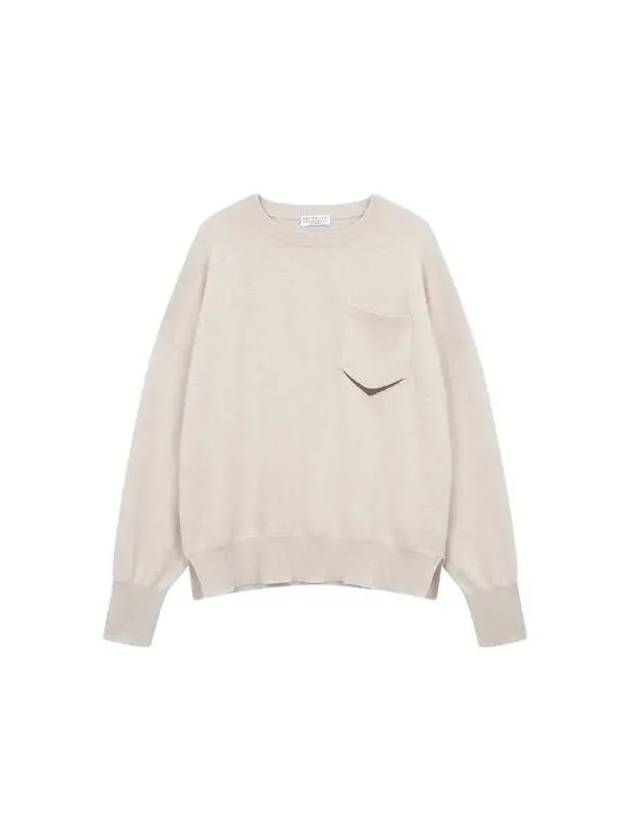 Women s Cashmere Drop Shoulder Knit Beige - BRUNELLO CUCINELLI - BALAAN 1