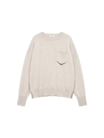 Women s Cashmere Drop Shoulder Knit Beige - BRUNELLO CUCINELLI - BALAAN 1