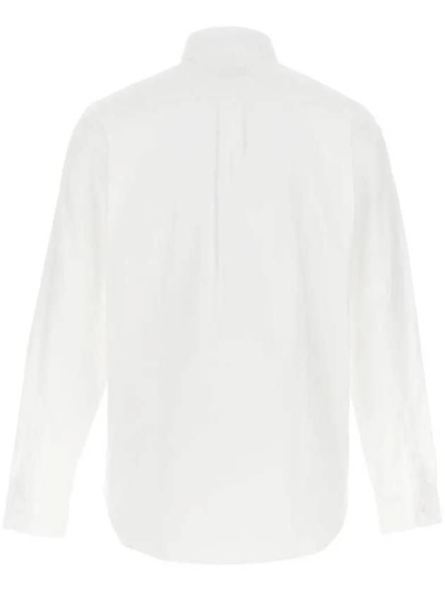 Oxford Institutional Foxhead Patch Button Down Classic Shirt White - MAISON KITSUNE - BALAAN 4