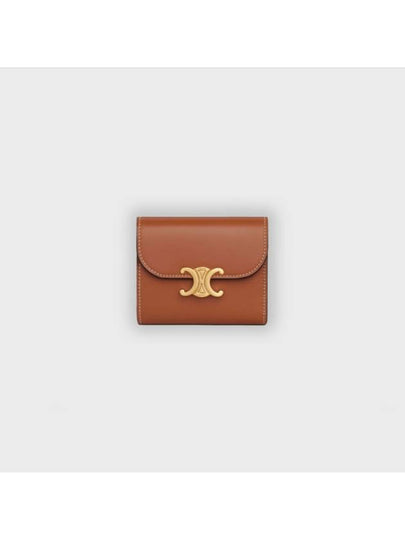 Triomphe Small Half Wallet Tan - CELINE - BALAAN 2