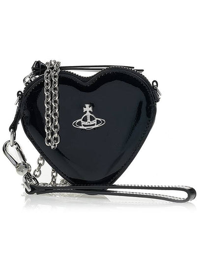 Shiny Patent Leather Cross Bag Black - VIVIENNE WESTWOOD - BALAAN 2