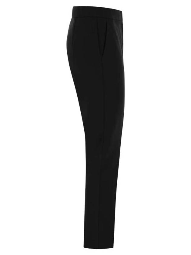 Pegno Rayon Slacks Black - MAX MARA - BALAAN 4