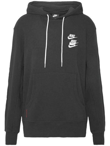 NSW Pullover Terry D Hoodie Black - NIKE - BALAAN 1