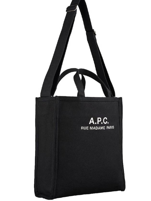 Recovery Logo Printing Cotton Tote Bag Black - A.P.C. - BALAAN 3