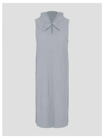 Leaf pleated dress gray domestic product GM0024080169836 - ISSEY MIYAKE - BALAAN 1