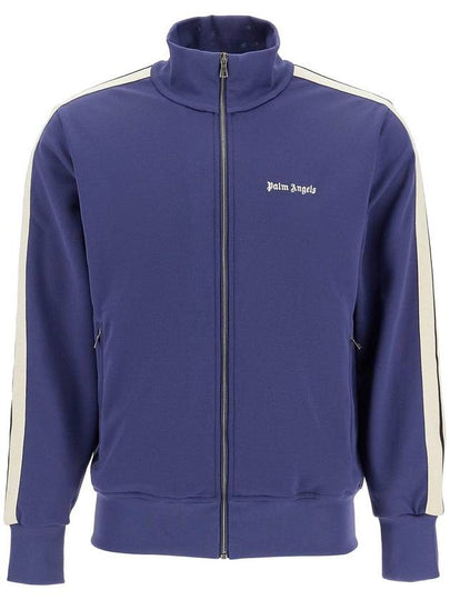 Palm Angels Classic Logo Track Jacket Navy Blue - PALM ANGELS - BALAAN 2