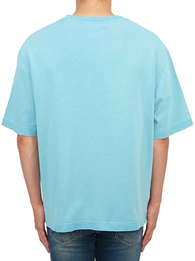 Sunrise Tag Men s Short Sleeve T Shirt MM00124KJ0119 P435 - MAISON KITSUNE - BALAAN 3