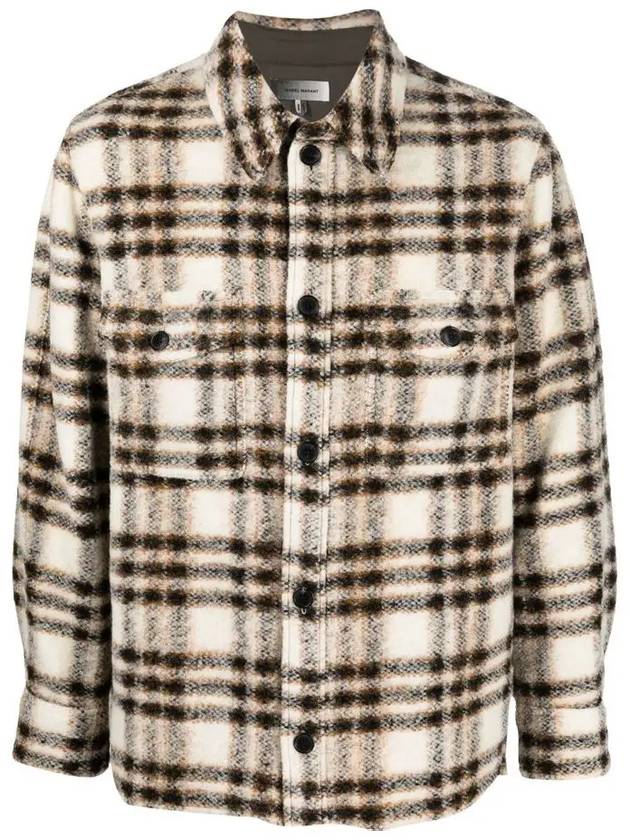 Kerbont Check Shirt Jacket - ISABEL MARANT - BALAAN 2