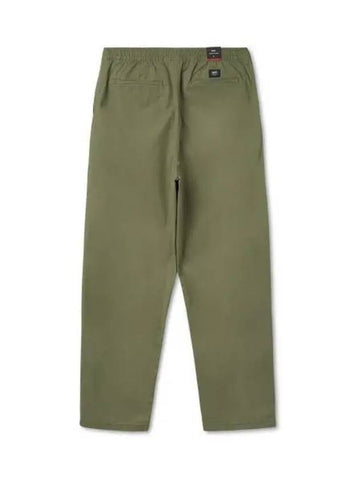 Range Baggy Tapered Elastic Waist Straight Pants Roden Green - VANS - BALAAN 1