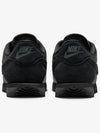 Cortez Textile Low Top Sneakers Black - NIKE - BALAAN 8