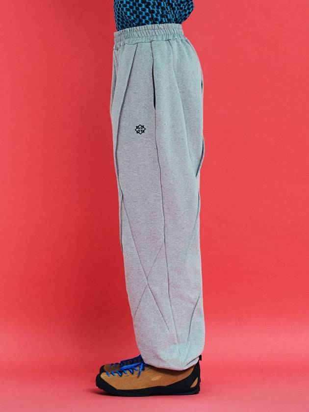 Dart sweatpants gray - UNALLOYED - BALAAN 3