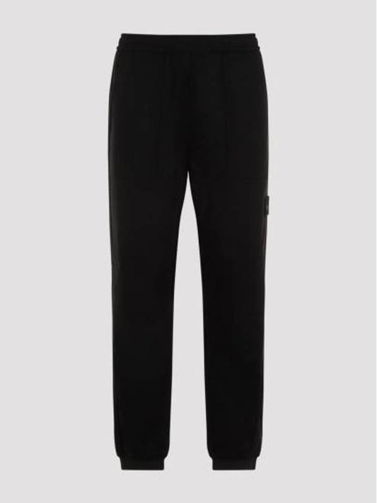 Ghost Regular Track Pants Black - STONE ISLAND - BALAAN 1