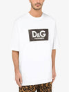 D&G Print Cotton Short Sleeve T-Shirt White - DOLCE&GABBANA - BALAAN 4