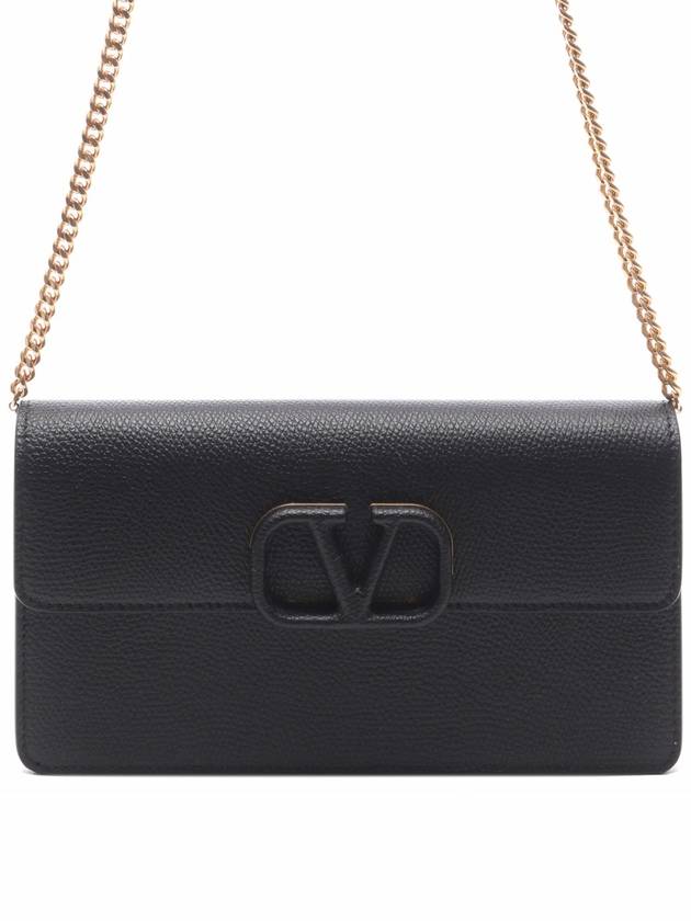 Women's V Logo Chain Cross Bag 4W2P0S93 RQR 0NO 24S - VALENTINO - BALAAN 2