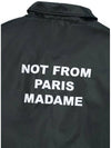 Drold Monsieur Men s LE VESTE POLAIRE Slogan Collar Jacket Khaki CJT158 PA010 KK - DROLE DE MONSIEUR - BALAAN 3