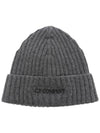 Embroidered Logo Beanie Grey - CP COMPANY - BALAAN 1