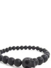 Skull Multibead Bracelet Black - ALEXANDER MCQUEEN - BALAAN 2