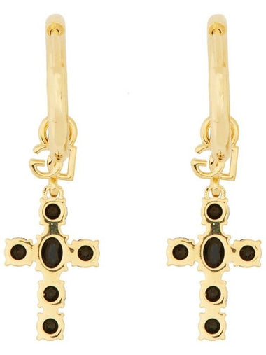 Dolce & Gabbana Earring With Cross - DOLCE&GABBANA - BALAAN 1