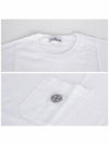 Fissato Treatment Organic Cotton Short Sleeve T-Shirt White - STONE ISLAND - BALAAN 6